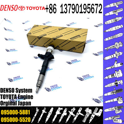 Common Rail Injector 095000-5880 095000-5881 095000-5660 23670-30050 23670-39096 23670-39095 For TOYOTA 2KD-FTV Engine