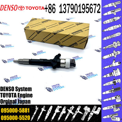 Common Rail Injector 095000-5880 095000-5881 095000-5660 23670-30050 23670-39096 23670-39095 For TOYOTA 2KD-FTV Engine