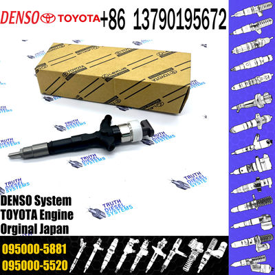 Common Rail Injector 095000-5880 095000-5881 095000-5660 23670-30050 23670-39096 23670-39095 For TOYOTA 2KD-FTV Engine