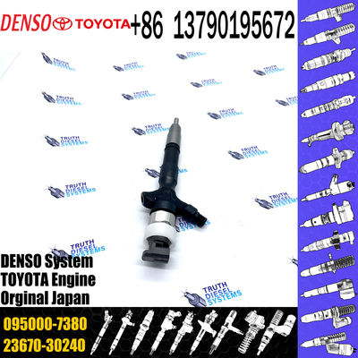 FUEL INJECTOR 095000-6190, 23670-30300 23670-30240,095000-7760, 095000-8740, 095000-7380 FOR TOYOTA 2KD-FTV ENGINE