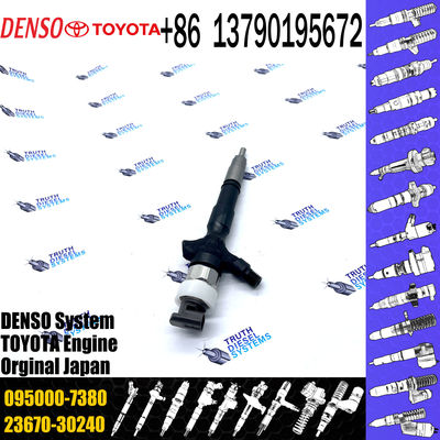 FUEL INJECTOR 095000-6190, 23670-30300 23670-30240,095000-7760, 095000-8740, 095000-7380 FOR TOYOTA 2KD-FTV ENGINE
