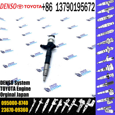 DENSO Diesel Common Rail Fuel Injector nozzle 23670-09360 23670-09061 2367009060 095000-8740 for Toyota HIACE Hilux 2KD-