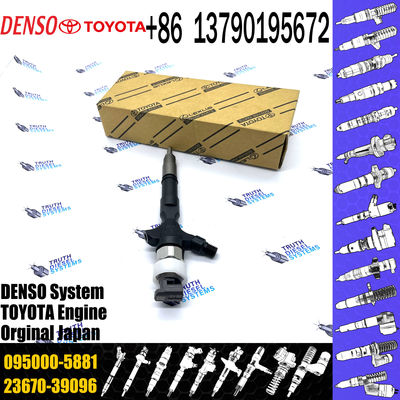 095000-5880 100% high quality new common rail injector 23670-30050,23670-39095,23670-39096,095000-5881 for 2KD-FTV