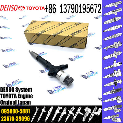 095000-5880 100% high quality new common rail injector 23670-30050,23670-39095,23670-39096,095000-5881 for 2KD-FTV