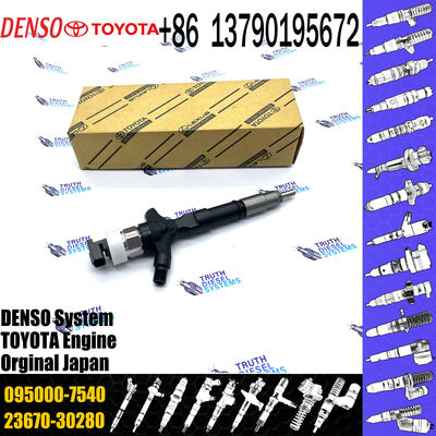 Common Rail Fuel Injector 23670-30280 095000-7540 For Toyota Hilux 1KD-FTV