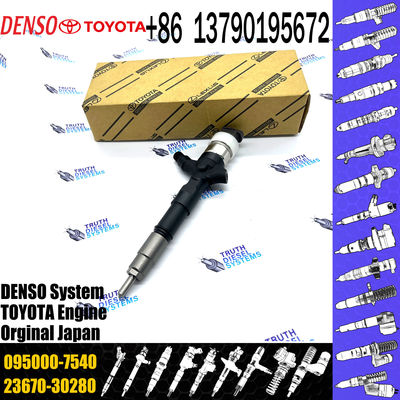 Common Rail Fuel Injector 23670-30280 095000-7540 For Toyota Hilux 1KD-FTV