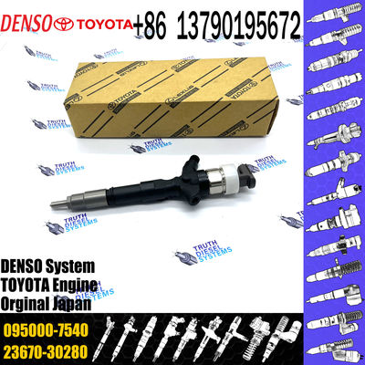Common Rail Fuel Injector 23670-30280 095000-7540 For Toyota Hilux 1KD-FTV
