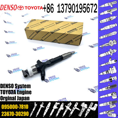 Diesel Fuel Common Rail Injector Assembly 23670-30120 095000-7810 For Toyota Dyna