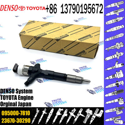 Diesel Fuel Common Rail Injector Assembly 23670-30120 095000-7810 For Toyota Dyna