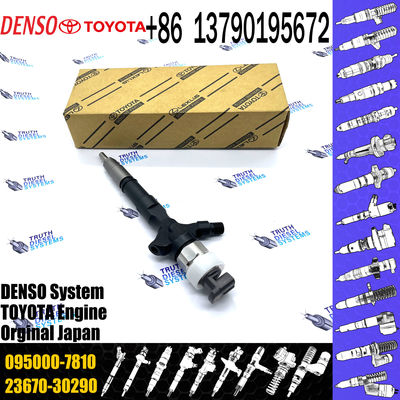 Diesel Fuel Common Rail Injector Assembly 23670-30120 095000-7810 For Toyota Dyna