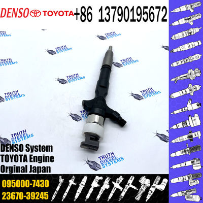 23670-39245 095000-7430 With Injector Nozzles Diesel Injectors And Diesel Common Rail Fuel Injector