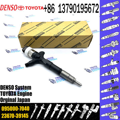 Common Rail Injector 23670-39145 095000-7040 Injector For TOYOTA 2KD-FTV, D-4D, TRH2 Injector Nozzle 23670-39145 095000-