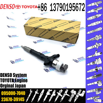 Common Rail Injector 23670-39145 095000-7040 Injector For TOYOTA 2KD-FTV, D-4D, TRH2 Injector Nozzle 23670-39145 095000-
