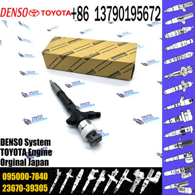 Common Rail Diesel Fuel Injector 23670-39305 095000-7840 For TOY0TA 1KD-FTV Engine