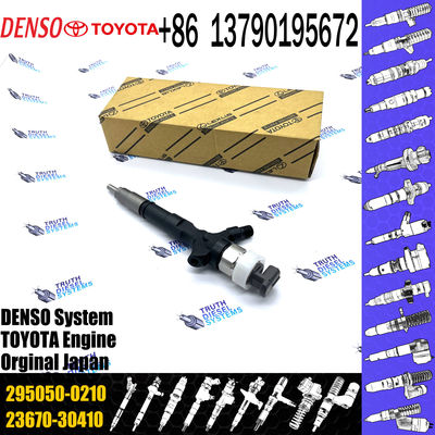 Common Rail Fuel Injector 23670-30410 Common Rail Injetor 295050-0210 For TOYOTA 1KD-FTV