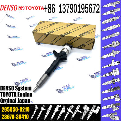 Common Rail Fuel Injector 23670-30410 Common Rail Injetor 295050-0210 For TOYOTA 1KD-FTV