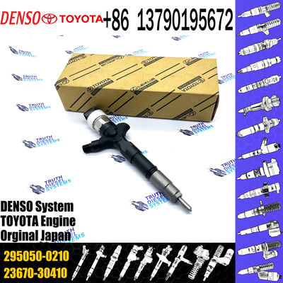 Common Rail Fuel Injector 23670-30410 Common Rail Injetor 295050-0210 For TOYOTA 1KD-FTV