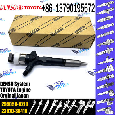Common Rail Fuel Injector 23670-30410 Common Rail Injetor 295050-0210 For TOYOTA 1KD-FTV