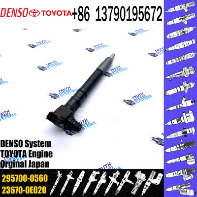 Original Diesel Common Rail Fuel Injector 23670-0E010 295700-0550 23670-0E020 295700-0560 For Toyota Hilux 1GD