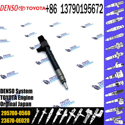 Original Diesel Common Rail Fuel Injector 23670-0E010 295700-0550 23670-0E020 295700-0560 For Toyota Hilux 1GD