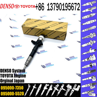 Diesel Fuel Injector DENSO 0950007350 095000-7350 For Toyota 1KD-FTV Prado D4D J120 23670-30080 23670-30180