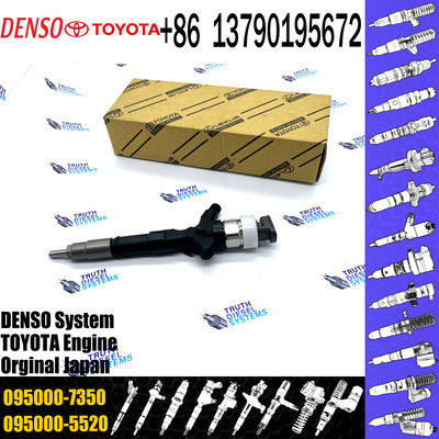 Diesel Fuel Injector DENSO 0950007350 095000-7350 For Toyota 1KD-FTV Prado D4D J120 23670-30080 23670-30180