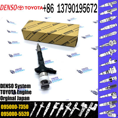 Diesel Fuel Injector DENSO 0950007350 095000-7350 For Toyota 1KD-FTV Prado D4D J120 23670-30080 23670-30180