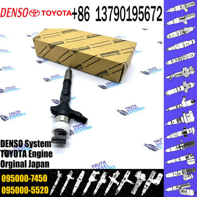 0950007450 Genuine Diesel Injector 23670-30290 23670-39165 095000-7450 For Toyota Dyna 3.0 D, 1KD-FTV, D-4D, Dutro, 300,