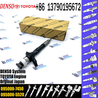 0950007450 Genuine Diesel Injector 23670-30290 23670-39165 095000-7450 For Toyota Dyna 3.0 D, 1KD-FTV, D-4D, Dutro, 300,