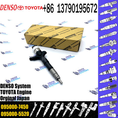 0950007450 Genuine Diesel Injector 23670-30290 23670-39165 095000-7450 For Toyota Dyna 3.0 D, 1KD-FTV, D-4D, Dutro, 300,
