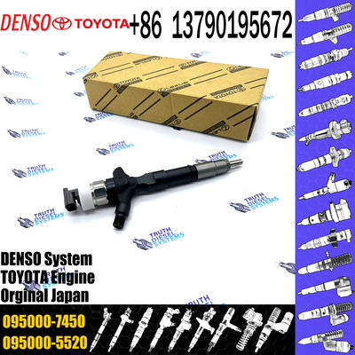 0950007450 Genuine Diesel Injector 23670-30290 23670-39165 095000-7450 For Toyota Dyna 3.0 D, 1KD-FTV, D-4D, Dutro, 300,