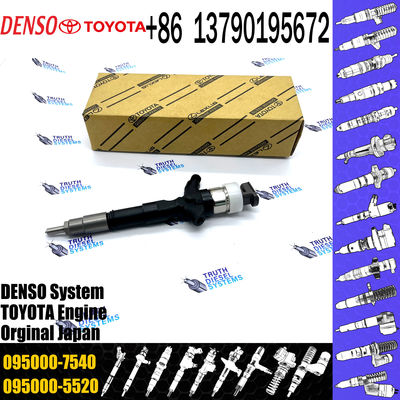 23670-39316 095000-7540 With Injector Nozzles Diesel Injectors And Diesel Common Rail Fuel Injector