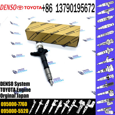 Diesel Common Rail Injector Fuel Inyector 23670-30300 23670-0L010 095000-7760 095000-7761 For Hilux Vigo 2KD-FTV