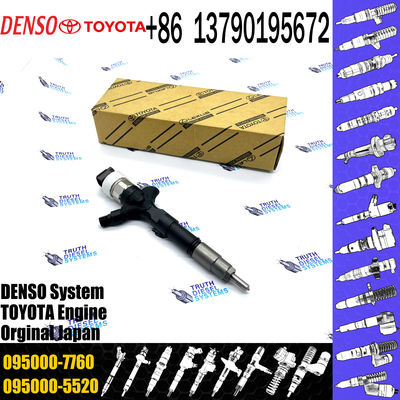 Diesel Common Rail Injector Fuel Inyector 23670-30300 23670-0L010 095000-7760 095000-7761 For Hilux Vigo 2KD-FTV