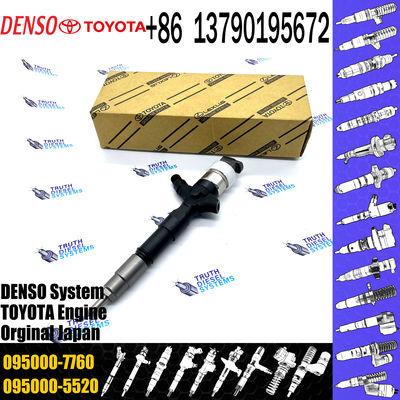 Diesel Common Rail Injector Fuel Inyector 23670-30300 23670-0L010 095000-7760 095000-7761 For Hilux Vigo 2KD-FTV