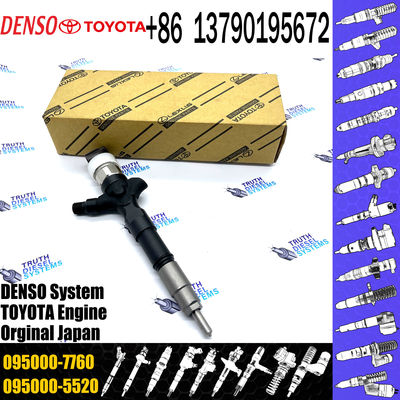 Diesel Common Rail Injector Fuel Inyector 23670-30300 23670-0L010 095000-7760 095000-7761 For Hilux Vigo 2KD-FTV