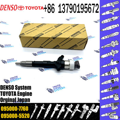 Diesel Common Rail Injector Fuel Inyector 23670-30300 23670-0L010 095000-7760 095000-7761 For Hilux Vigo 2KD-FTV
