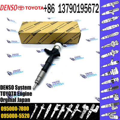 Common Rail Injector 23670-30310 095000-7800 Injector For TOYOTA 2KD-FTV, D-4D, TRH2 Injector Nozzle 23670-30310 095000-