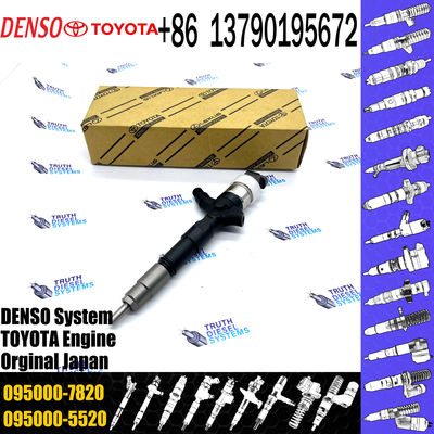 Common Rail Inyectores Diesel Auto Engine Systems Fuel Diesel Injector 23670-39265 095000-7820 For Toyota 1KD-FTV