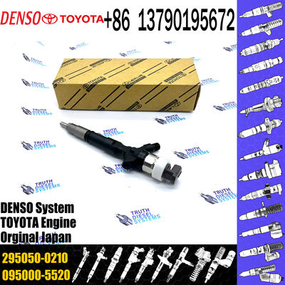 Common Rail Fuel Injector 23670-30410 Common Rail Injetor 295050-0210 For TOYOTA 1KD-FTV
