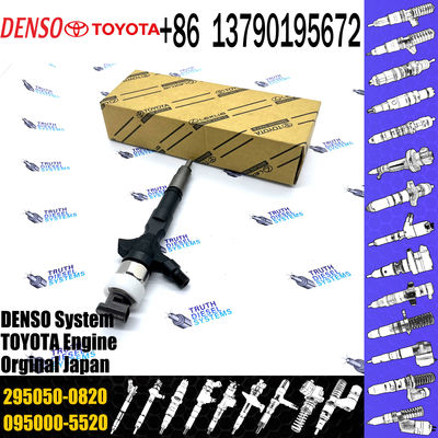 Common Rail Injector Assembly 23670-30380 295050-0820 For Toyota Dyna 1KD-FTV D-4D Dutro