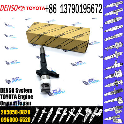Common Rail Injector Assembly 23670-30380 295050-0820 For Toyota Dyna 1KD-FTV D-4D Dutro