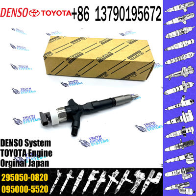 Common Rail Injector Assembly 23670-30380 295050-0820 For Toyota Dyna 1KD-FTV D-4D Dutro