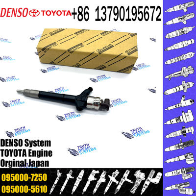 Common Rail Injector 095000-7250 095000-7600 095000-7610 For 1VD Diesel Nozzle Assembly