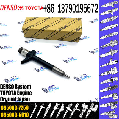 Common Rail Injector 095000-7250 095000-7600 095000-7610 For 1VD Diesel Nozzle Assembly