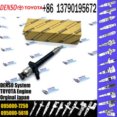 Common Rail Injector 095000-7250 095000-7600 095000-7610 For 1VD Diesel Nozzle Assembly