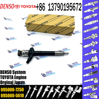 Common Rail Injector 095000-7250 095000-7600 095000-7610 For 1VD Diesel Nozzle Assembly