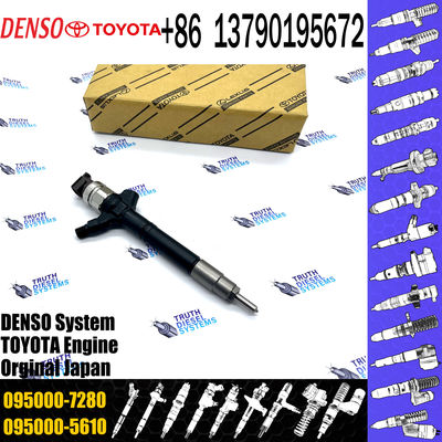 Diesel Common Rail Fuel Injector 095000-7640 095000-7630 095000-7280 095000-7270 For TOYO-TA 23670-0R170 23670-09290