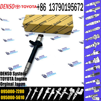 Diesel Common Rail Fuel Injector 095000-7640 095000-7630 095000-7280 095000-7270 For TOYO-TA 23670-0R170 23670-09290