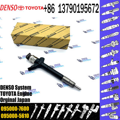 Injector Nozzle 23670-0R160 095000-7600 Injector For Toyota 2AD-FTV Avensis Common Rail Injector 23670-0R160 095000-7600